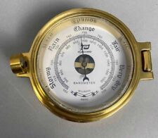PLASTIMO, brass marine barometer diameter 12 cm picture