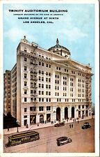 Postcard Trinity Auditorium Building in Los Angeles, California picture