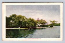 Chicago IL-Illinois, Scenic View On Garfield Park, Antique, Vintage Postcard picture