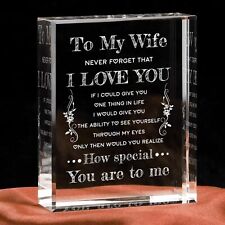 Gifts for Wife Crystal Keepsakes Wife Birthday Gift Ideas Anniversary for Her picture
