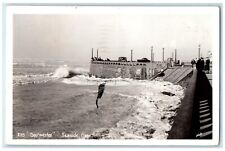 1944 View Of South Wester Seaside Oregon OR Hale RPPC Photo Vintage Postcard picture
