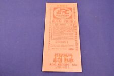 1967 Six Flags Texas Auto Park Receipt Ticket,Dallas-Fort Worth picture