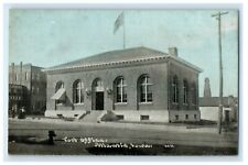 c1910's Post Office Street View Atlantic Iowa IA Unposted Antique Postcard picture