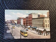Vintage Trolley Postcard Rochester NY-New York Hotel Revere, Malt Beer Sign picture