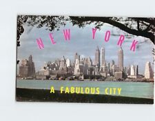 Postcard New York Skyline A Fabulous City USA North America picture