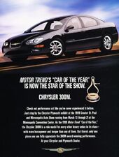 1999 Chrysler 300M Award Original Advertisement Print Art Car Ad A49 picture