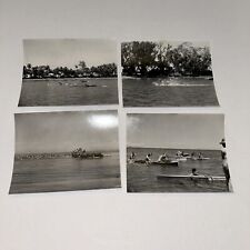 4 Official US War Department WWII ERA Photo Swimming Surfing, Paddleboard Hawaii picture