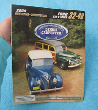 2009 DENNIS CARPENTER FORD RESTORATION PARTS CATALOG - WOODY WAGON on FRONT picture