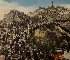 c1915 Easter Sunday Sunrise Service Mt Rubidoux Riverside CA Resurrection Church picture