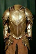 Medieval LOTR Elven Armor Cuirass With Pauldrons Bracers Tassets With Helmet, picture