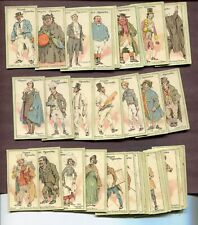1912 JOHN PLAYER CIGARETTES SERIES 1 & 2 CHARACTERS FROM DICKENS 50 CARD SET picture