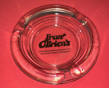 Vintage Fran' O’Briens Glass Ashtray Philly Washington DC Rehoboth Annapolis picture