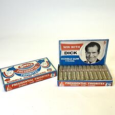 1968 “Win with Dick” Presidential BubbleGum Cigars RICHARD NIXON Swell 24 Cigars picture