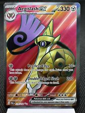 Aegislash ex 230/182 - Full Art Secret Rare - Paradox Rift Pokemon Card MINT picture
