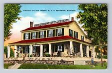 Brooklyn MI-Michigan, Historic Walker Tavern, Antique, Vintage Postcard picture