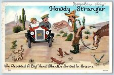 Pitchford Postcard Howdy Stranger We Received A Big Hand Nogales Arizona AZ picture