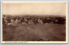 Ord Nebraska~Birdseye View Overlooking City~c1910 B&W Postcard picture