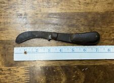 Rare - Antique Folding Hawksbill Pocket Knife - Wood Handle - Hook Blade picture