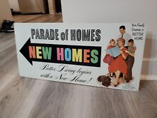 c.1961 Original Vintage Parade Of Homes Sign Metal NOS MINT Nutone Electrical  picture