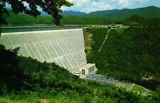 Chrome Postcard, Fontana Dam and Power House, Western North Carolina picture