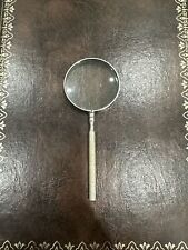 Vintage Small Handheld Magnifying Glass 5” Long 2” Lens Pocket Size picture