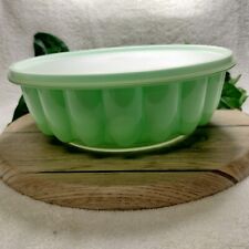 3pc Classic VTG Tupperware Jello Ice JEL RING Mold Green 1201-1203 Meat Salad picture