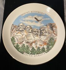 Mount Rushmore Souvenir Plate Black Hills, SD 10