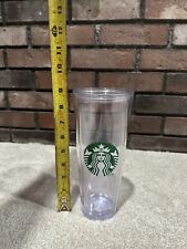 Starbucks Clear Trenta Cup Old Logo Plastic Tumbler Giant Hand Wash Only picture