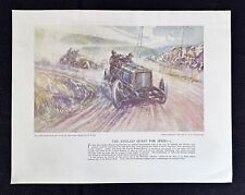 1905 Gordon Bennett Race F Gordon CROSBY Art Print Thery Richard-Brasier picture