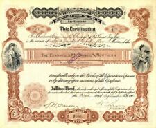 Evansville, Mt. Carmel and Northern Railway Co. - Railroad Stock Certificate - R picture
