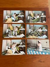 Series of 6 Original c 1910 French Photo Postcards  Woman in Boudoir, Bath picture