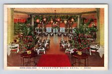 Chicago IL-Illinois, Edgewater Beach Hotel, Marine Dining Room Vintage Postcard picture