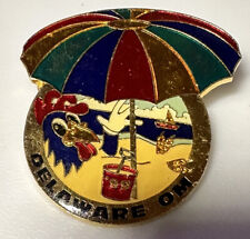 1999 Delaware Rooster Beach Odyssey Of The Mind OM OotM DE Pin Pinback Button picture