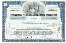 International Telephone-Telegraph - Original Stock Certificate - 1977 - YH369192 picture