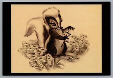 Walt Disney Studios, Flower Skunk from Bambi, Concept Art Postcard picture