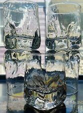 1960's Brutalist Belgium Whiskey Glass Thick Barware Durobor Quartz 2 Sizes-5 picture