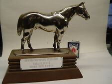 Vintage antique 1959 Silver Grand Champion horse award by Gladys Brown A.Q.H.A picture