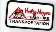 Heilig Meyers Furniture Transportation truck driver patch 2-1/4 X 4-1/8 #3696 picture