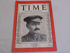 Time Magazine Vintage Former Library Issue July 16 1928 Julian Byng Canada UK picture