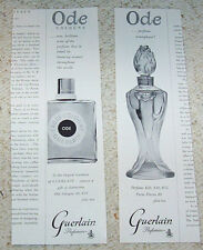 1958 ad page clipping - Guerlain Ode perfume vintage Print ADVERT Advertising picture