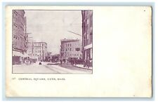 c1905 Central Square Street View Lynn Massachusetts MA Undivided Back Postcard picture