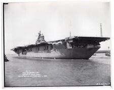 1943 Aircraft Carrier CV-11 USS Intrepid at Norfolk Navy Yard Original Photo picture