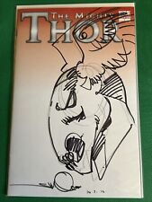 The Mighty Thor 1 Walt Simonson Signed Sketch Art Rare Cover picture