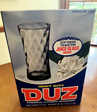 Vintage (1976) DUZ Soap Laundry Detergent Granulated UNOPENED BOX with glass picture