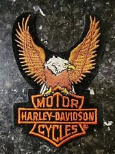 Vintage Harley Davidson Eagle Patch 90's Factory HD Motorcycle Hat Shirt Jacket picture