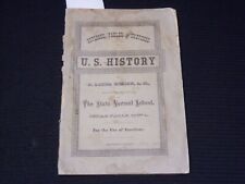 1886 U. S. HISTORY STATE NORMAL SCHOOL BOOKLET - CEDAR FALLS IOWA - K 651 picture