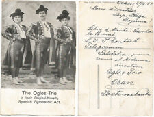 CPA Spanish Gymnastic Act THE OGLOS TRIO (264) Postcard Circus Spanish Circus picture