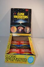 1978 TOPPS CLOSE ENCOUNTERS OF THE THIRD KIND Partial full Wax Box--12 packs picture