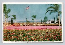 Postcard Howards California Flowerland Los Angeles, Vintage Chrome N18 picture