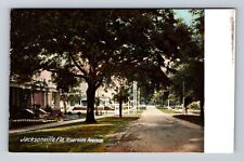 Jacksonville FL-Florida, Residential District, Riverside Avenue Vintage Postcard picture